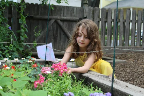 Children enjoying summer enrichment at the Lower School campus